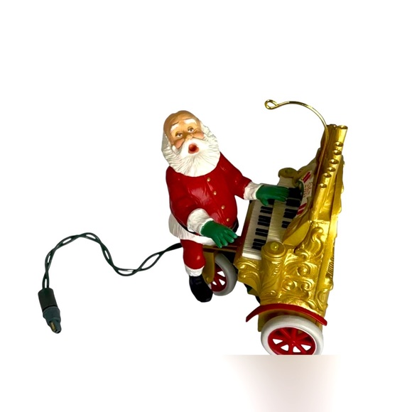 Hallmark Ornament 1994 Santa Sing Along Light Music Magic Piano Organ Untested - Picture 2 of 5